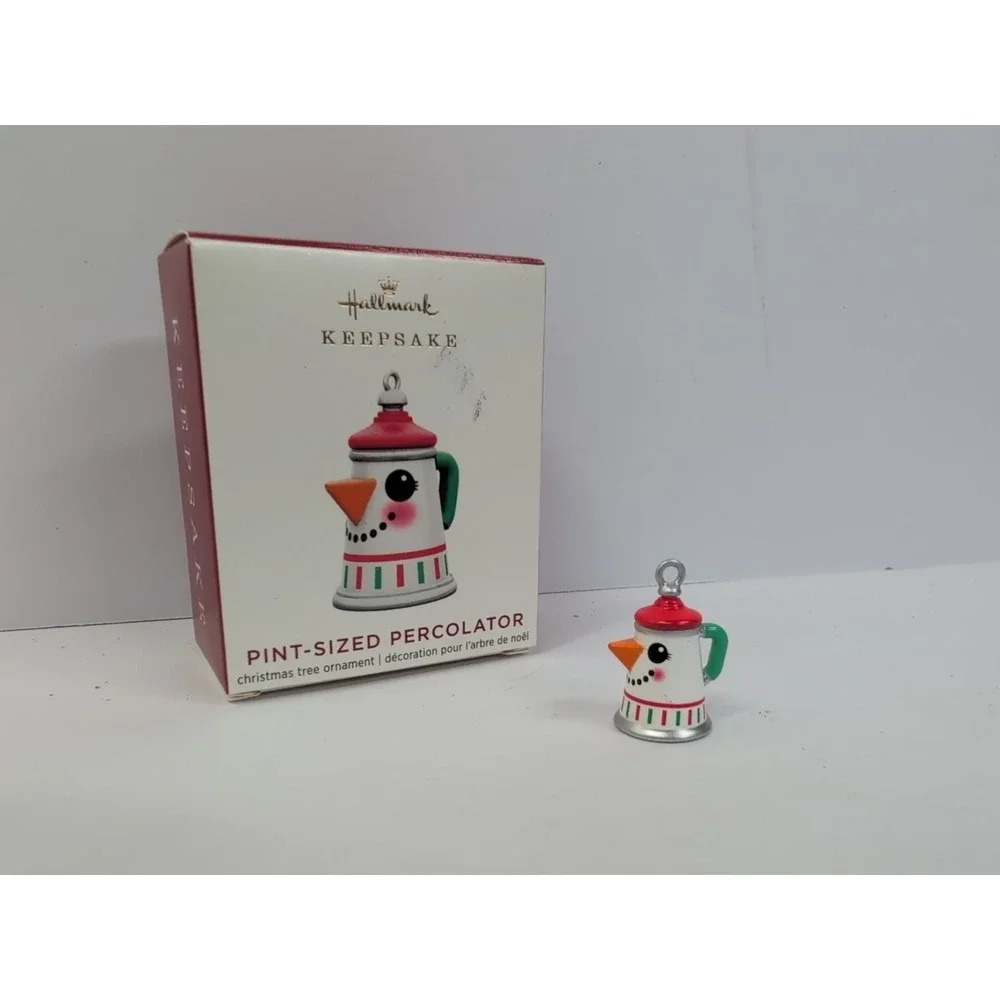 2020 Hallmark Ornament  PINT SIZED PERCOLATOR  Mini Ornament